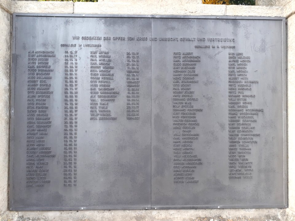 War memorial Ringleben, Kyffhäuserkreis - 2