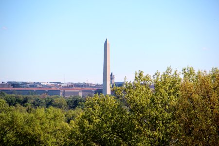 Washington Monument from Air Force Memorial, April 2019