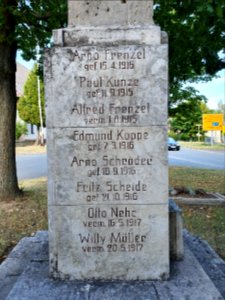 War memorial Wetzdorf, Schkölen 2