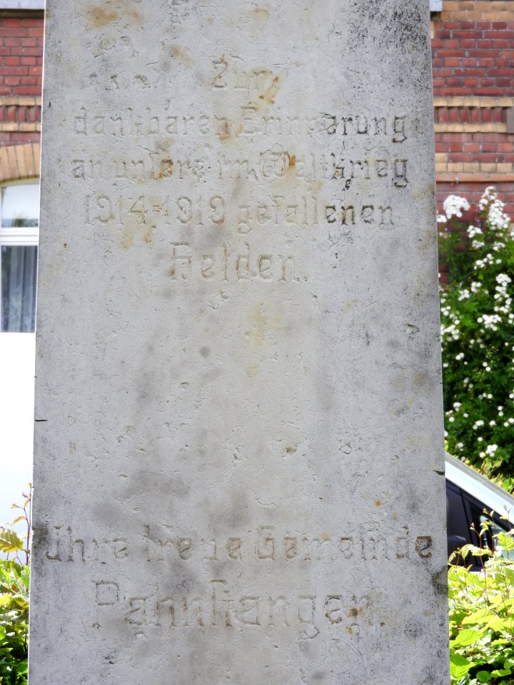 War memorial Pahnstangen 2