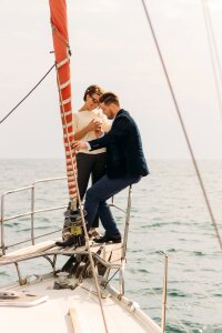 Yacht ring engagement
