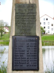 War memorial Lichtenau, Neustadt an der Orla 3