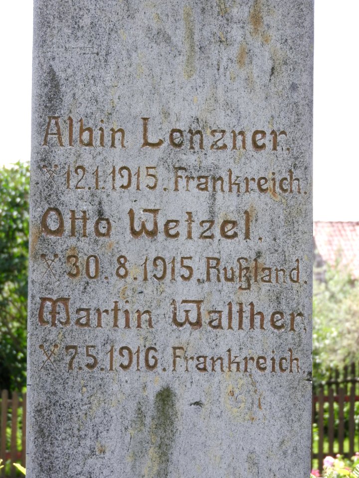 War memorial Pahnstangen 3