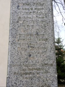 War memorial Lederhose, Thuringia 1