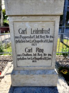 War memorial Wetzdorf, Schkölen 6