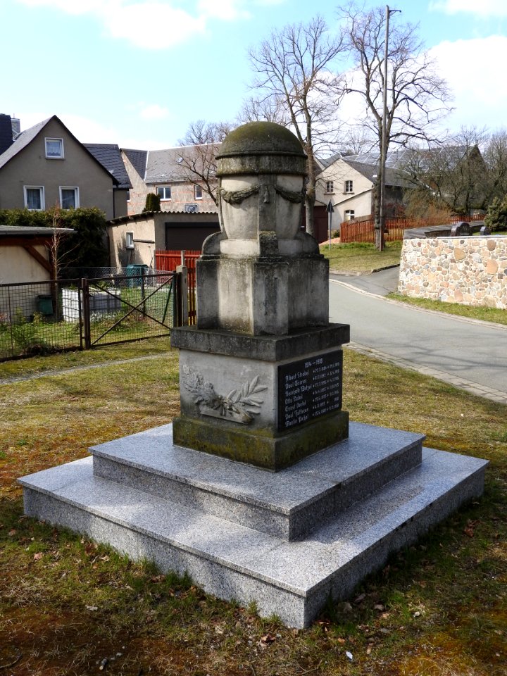 War memorial Langenbuch, Schleiz 3
