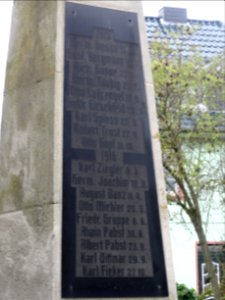 War memorial Lipprechterode 7