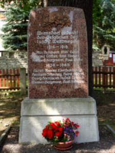 War memorial Wernsdorf, Gera 3