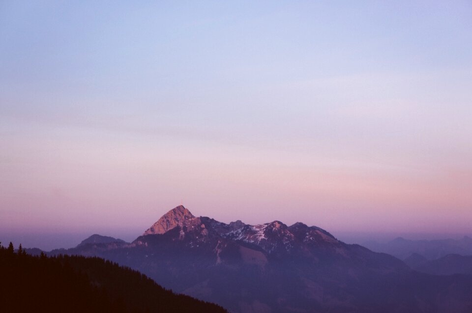 Sky summit ridge photo