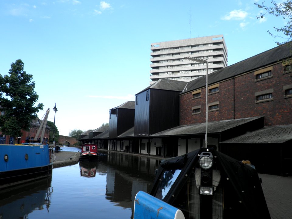Warehouses at Bishop Street Basin on the Coventry Canal