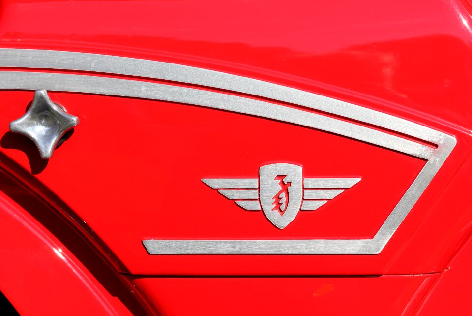 Motorcycle logo red logo