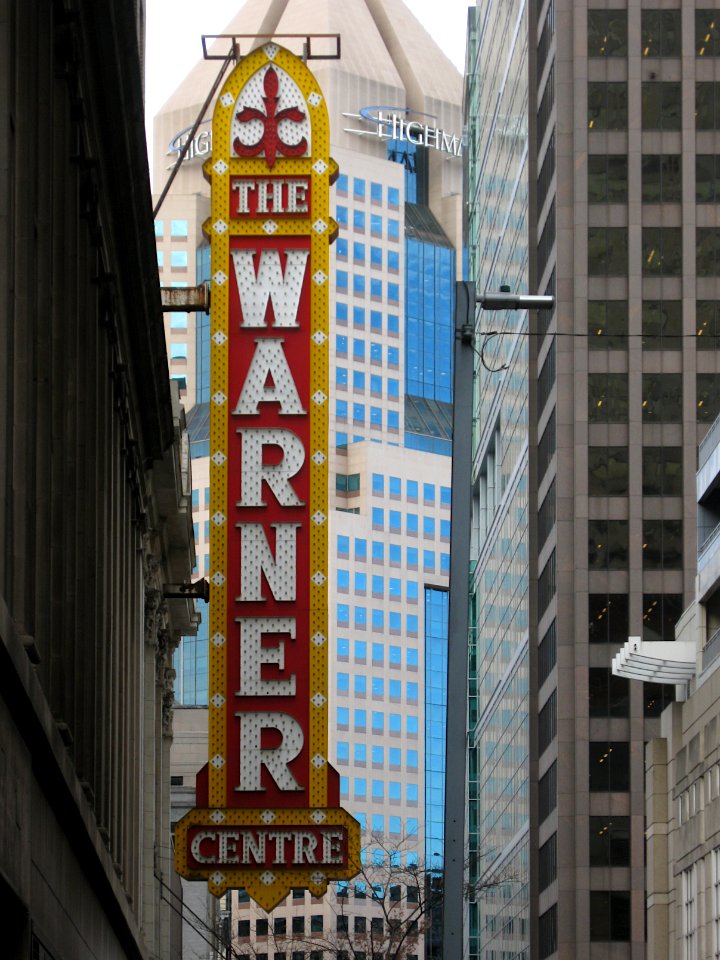 Warner Centre Sign, Pittsburgh, 2020-01-02