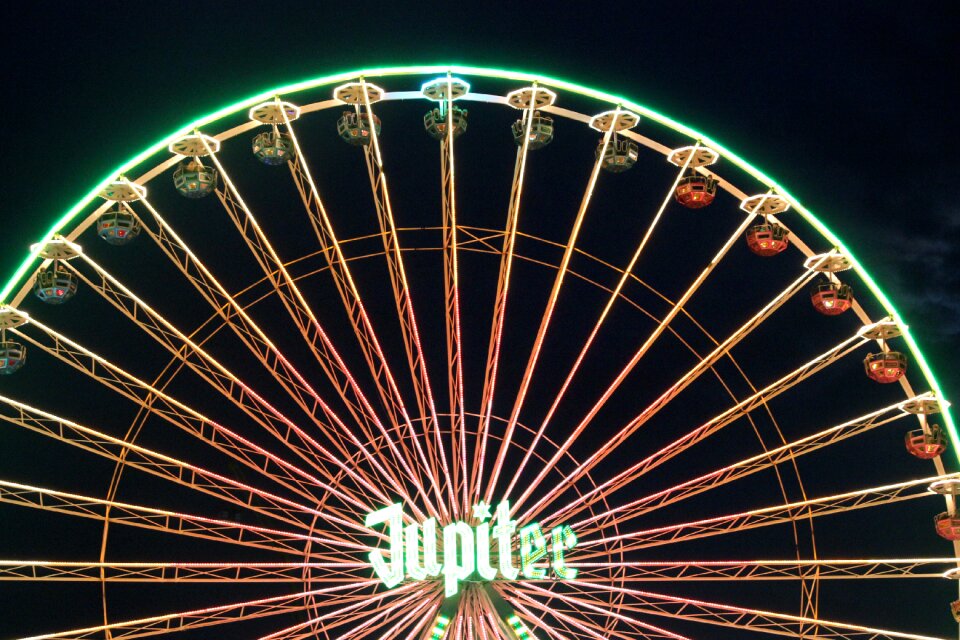Roll ferris wheel festival