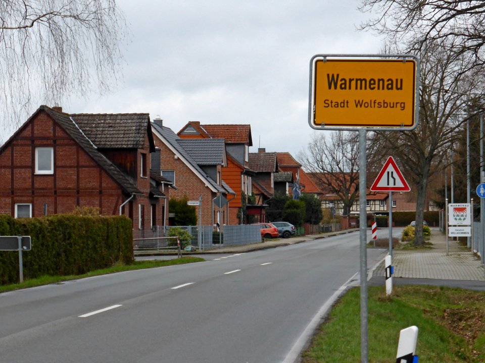 Warmenau Ortseingang