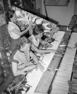 Wandtapijt KLM New York bij Edmond de Cneudt in Baarn, Bestanddeelnr 908-6568