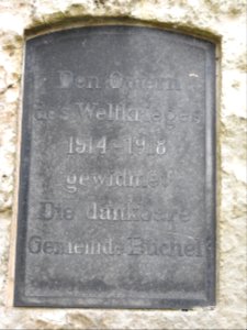 War memorial in Büchel, Thuringia 8