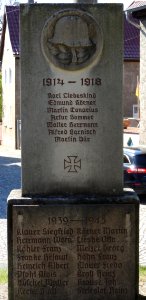 War memorial Jägersdorf 4