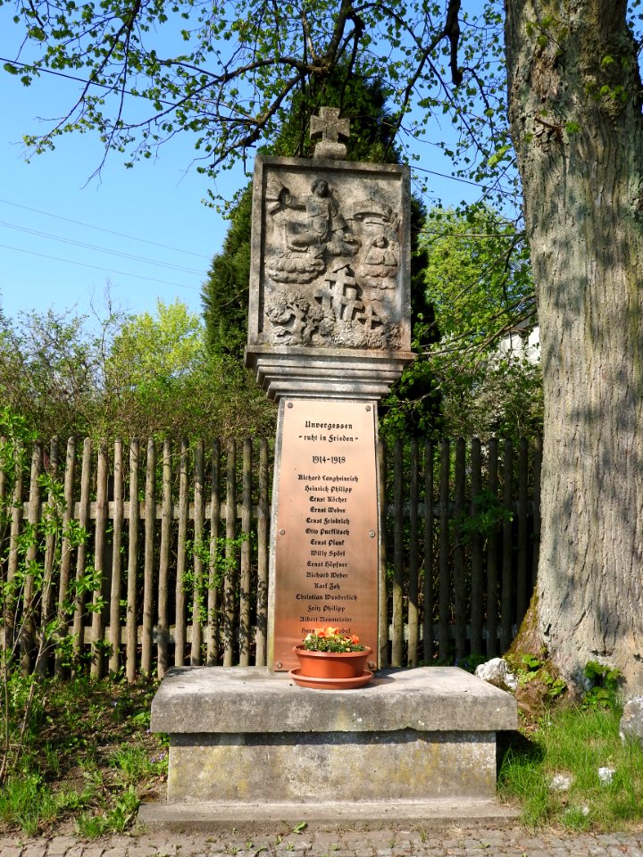 War memorial in Kießling, Harra 1
