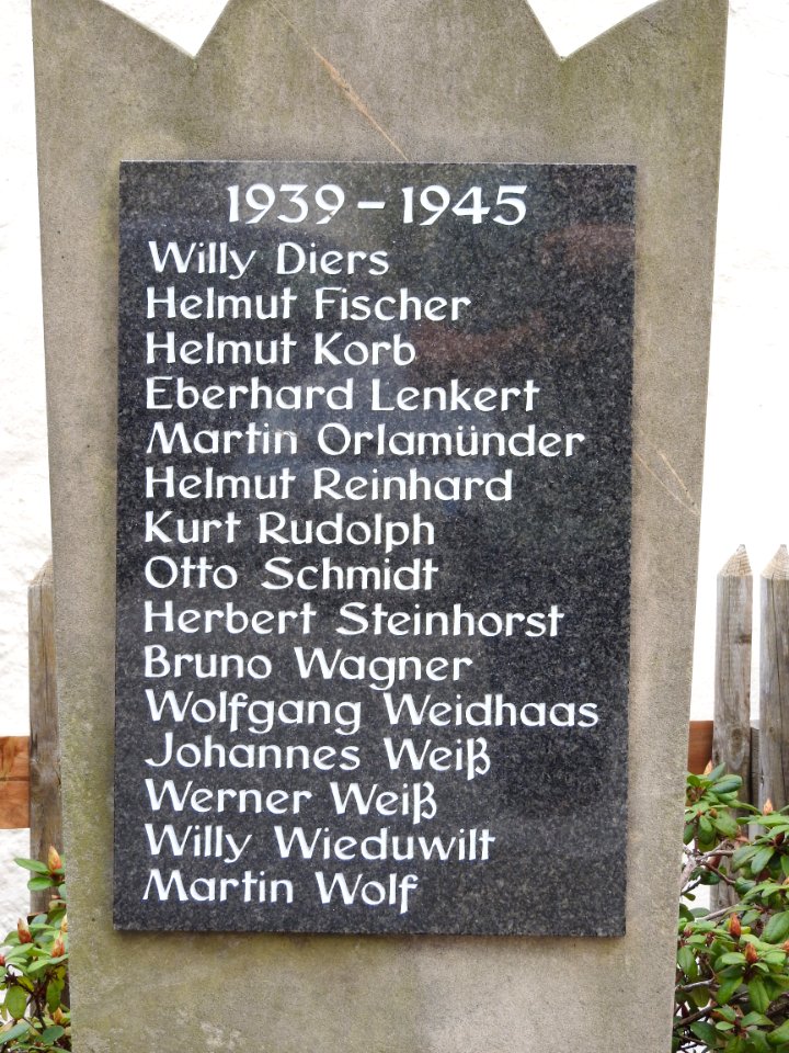 War memorial Gräfenwarth 5