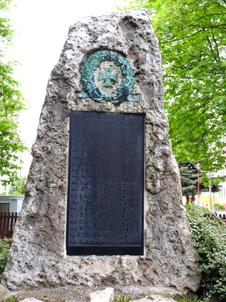 War memorial in Büchel, Thuringia 4