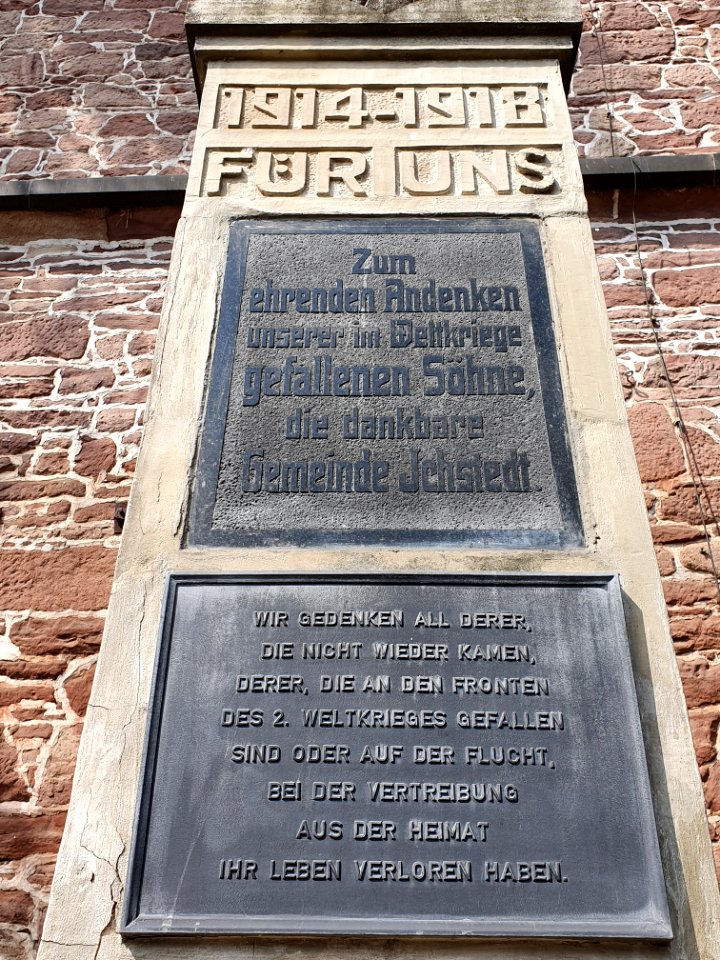 War memorial in Ichstedt 1