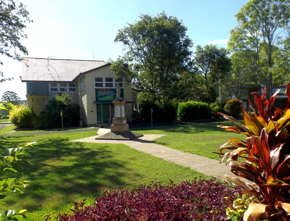 War memorial at Mount Alford State School at Mount Alford, Queensland