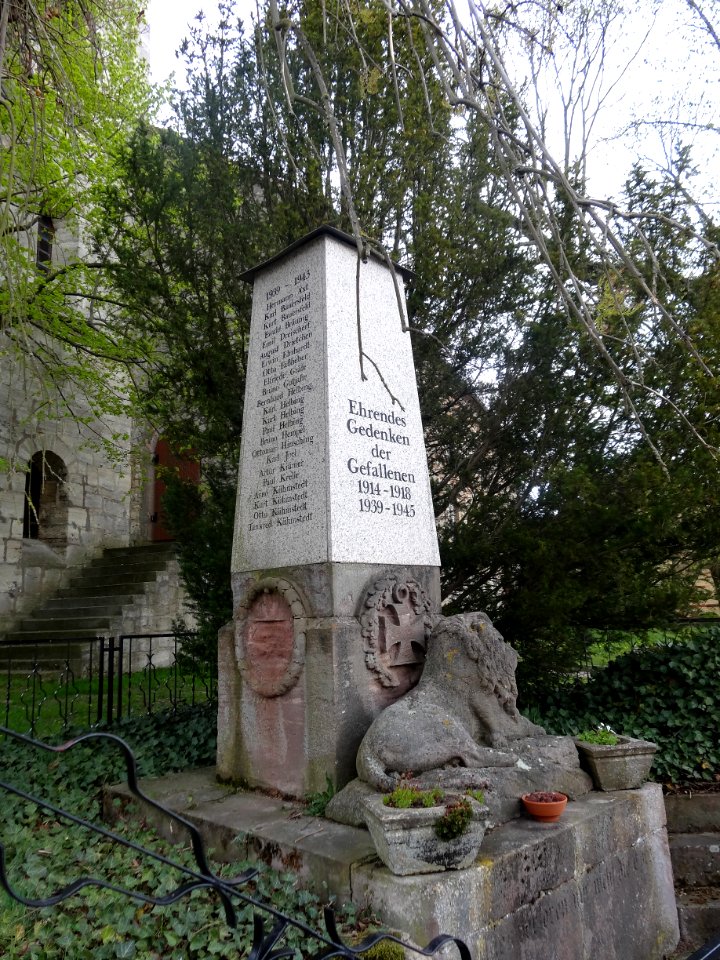 War memorial Immenrode, Sondershausen 2
