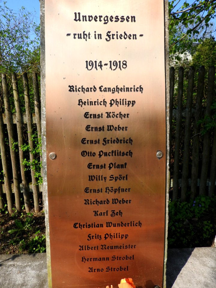 War memorial in Kießling, Harra 3