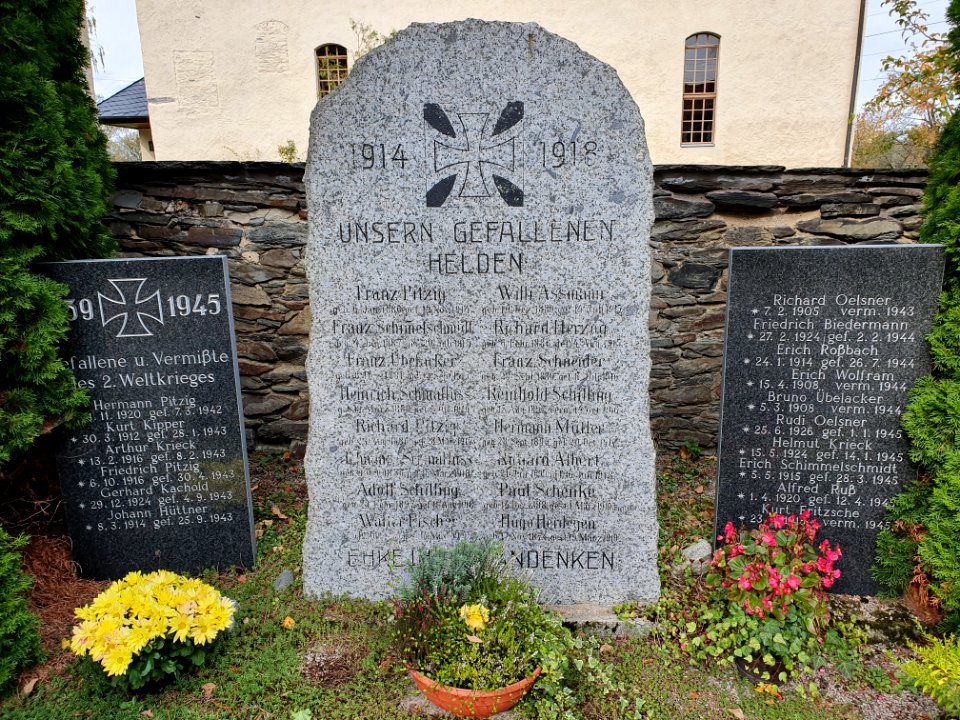 War memorial in Weisbach, Remptendorf