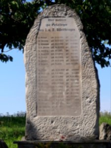 War memorial Buchholz, Thuringia 2