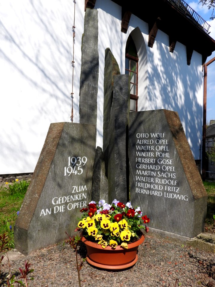 War memorial Grochwitz, Schleiz 1
