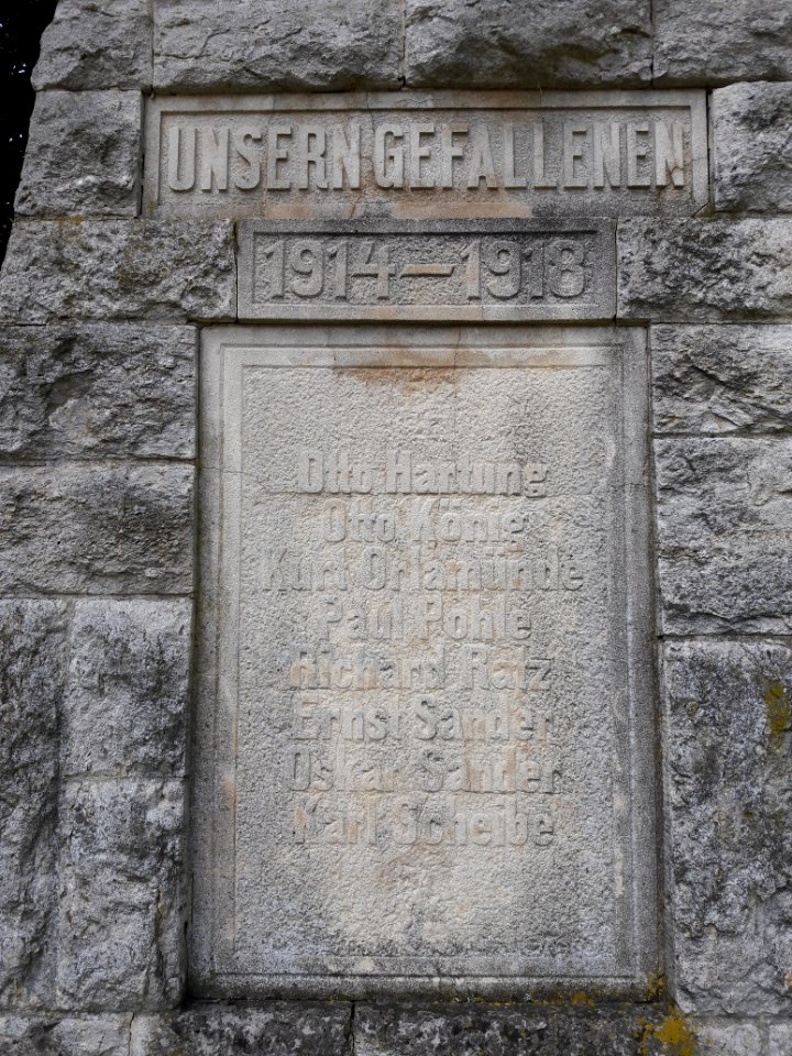 War memorial Dorndorf-Steudnitz 3