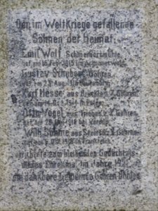 War memorial Göhren, Auma-Weidatal 6