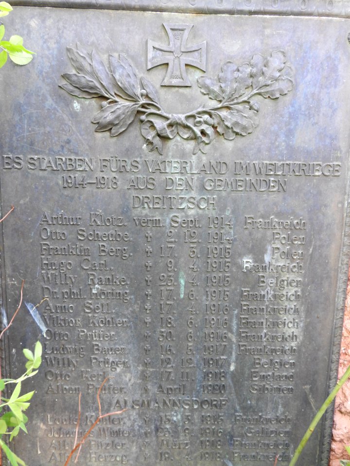 War memorial Dreitzsch 2