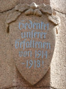 War memorial Braunsroda, An der Poststraße 4