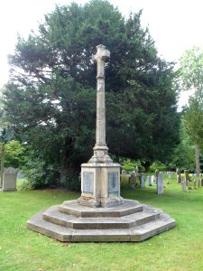 War Memorial at St Peter's Church, Breech Lane, Walton-on-the-Hill (NHLE Code 1457417) (August 2013)