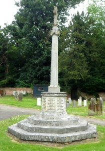 War Memorial at St Michael's Church, Church Street, Betchworth (NHLE Code 1391783) (July 2013)