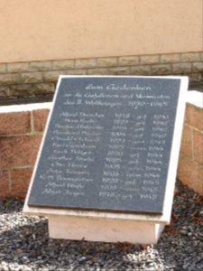 War memorial Braunsroda, An der Poststraße 5