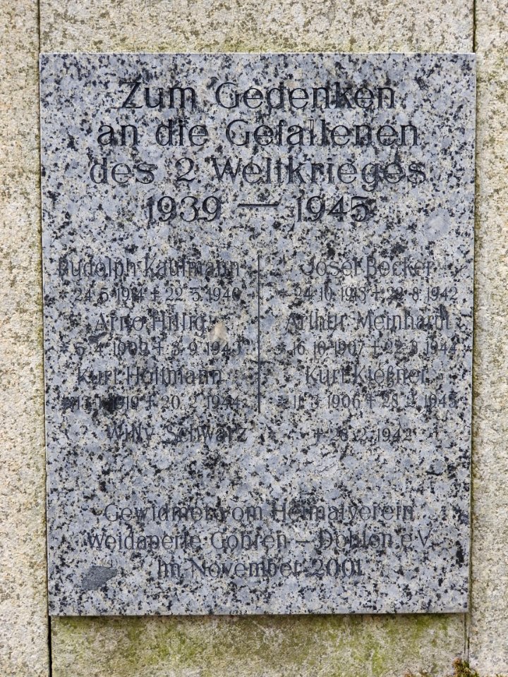 War memorial Göhren, Auma-Weidatal 3