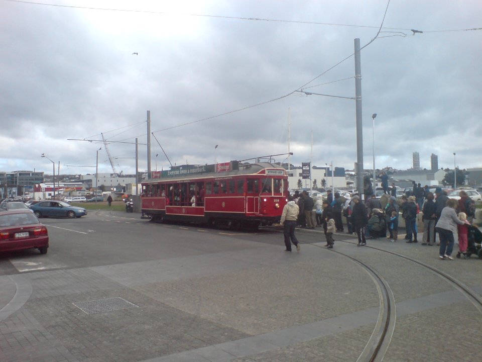 Visitors Taking The Wynyard Tourist Tram