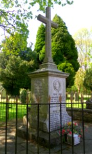War Memorial at St Nicholas' Church, Rectory Lane, Charlwood (May 2012)