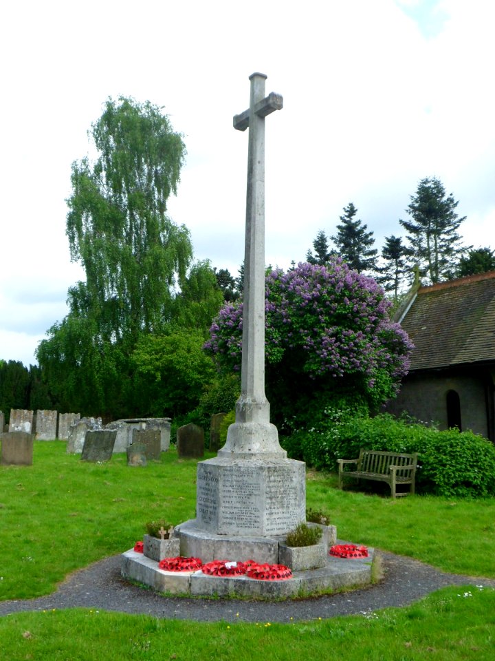 War Memorial at St Nicholas' Church, Church Lane, Godstone (June 2013)