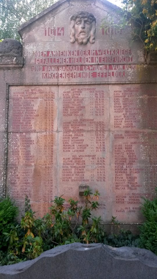 War memorial Effelder (Frankenblick) 2