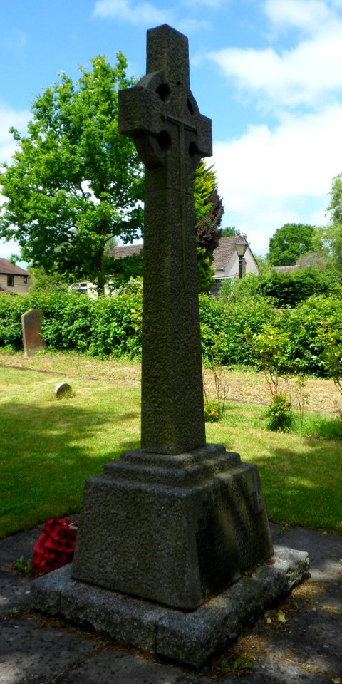 War Memorial at St John the Evangelist's Church, Eastbourne Road, Blindley Heath (June 2013)