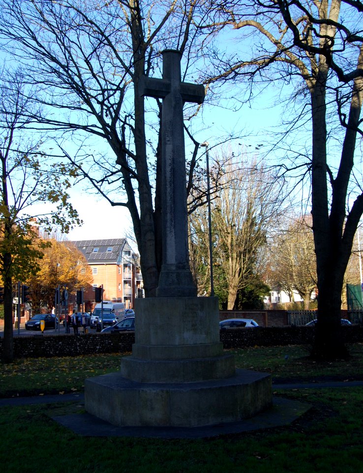War Memorial at St Mary's Church, Fratton Road, Fratton (November 2017)