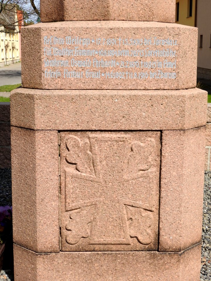 War memorial Braunsroda, An der Poststraße 6