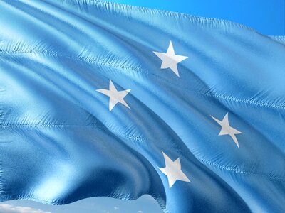 Flag micronesia oceania photo