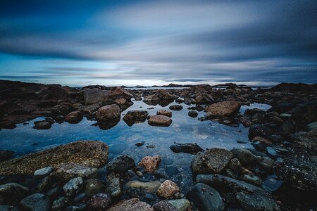 Waves nature rocks photo