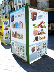Vitoria - Plaza del General Loma, campaña pro-reciclaje 4