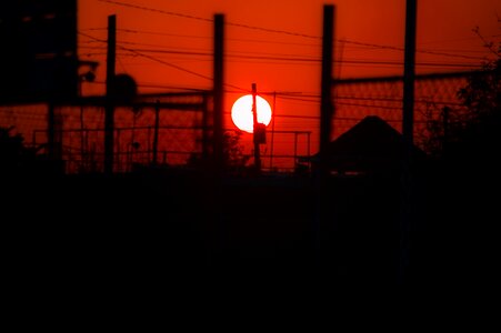 Jamaica beautiful black sunset